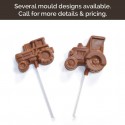 Chocolate Tractor Lollipop designs