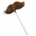 Moustache personalised chocolate lollipop