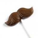 Moustache Custom Chocolate Lollipop