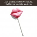 Pink Chocolate Lips Lollipop
