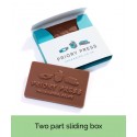 Bespoke Chocolate Business Card Bar