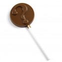 Personalised Chocolate Question Mark Lollipop