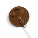 Question Mark Custom Chocolate Lollipop