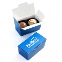 Personalised 2 Chocolate Box branded with a business logo