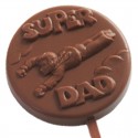 Super Dad Badge Lollipop