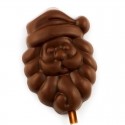 Promotional Santa Face Chocolate Lollipop