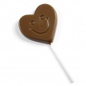 Smiley Face Heart Personalised Lollipop