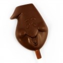 Promotional Smiling Ghost Chocolate Lollipop