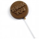 Personalised Thank you chocolate lollipop
