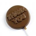 Thank You Custom Chocolate Lollipop
