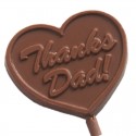 Thanks Dad Chocolate Lollipop
