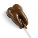 Tooth personalised chocolate lollipop