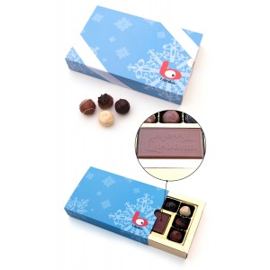 Christmas Chocolate Business Card Truffle Gift Box  