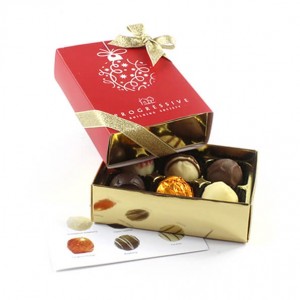 Customised Christmas 6 Chocolate Box