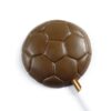 football_v3 Chocolate Football Lollipop on a stick.