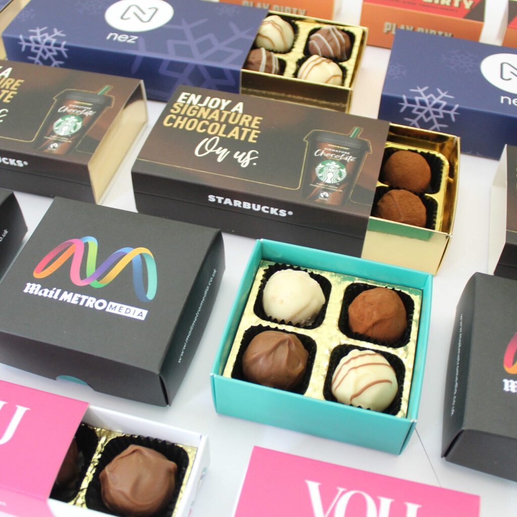 O2 Chocolate Box Luxury Chocolate Boxes | Company Branded Merchandise