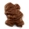 jolly_santa_lollipop_1 Jolly Santa Lollipop featuring Santa Claus-shaped chocolate with a mustache and hat on a stick.