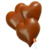 Three Hearts Heart Lollipop features three heart-shaped chocolate lollipops on a stick set against a white background.