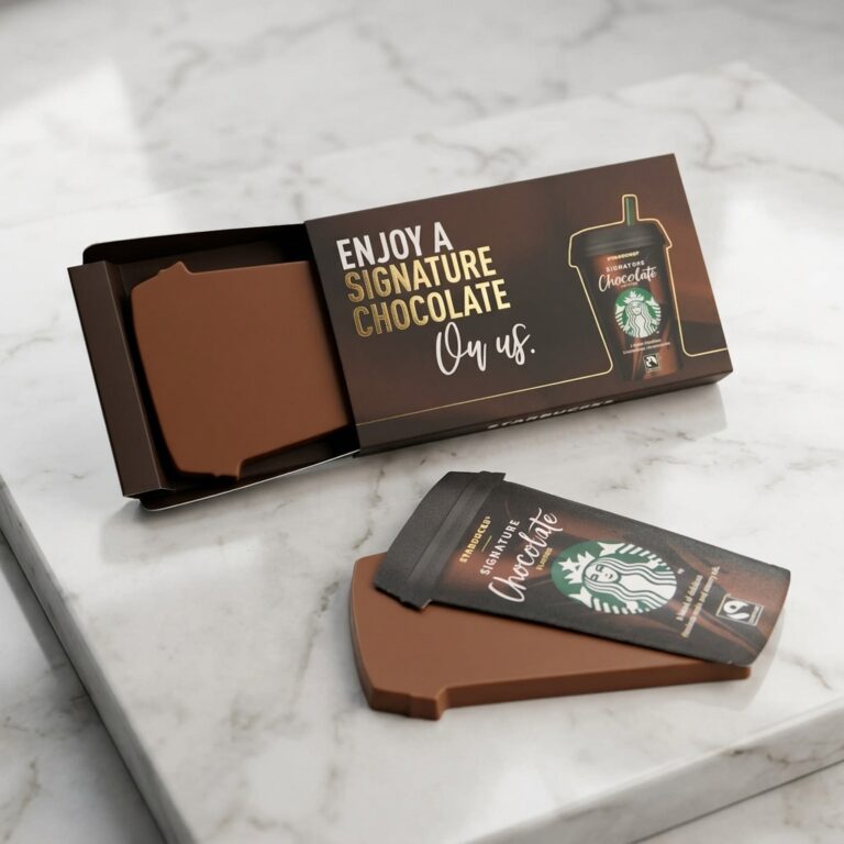 The Role of Custom Packaging is visible in this coffee cup in branded packaging